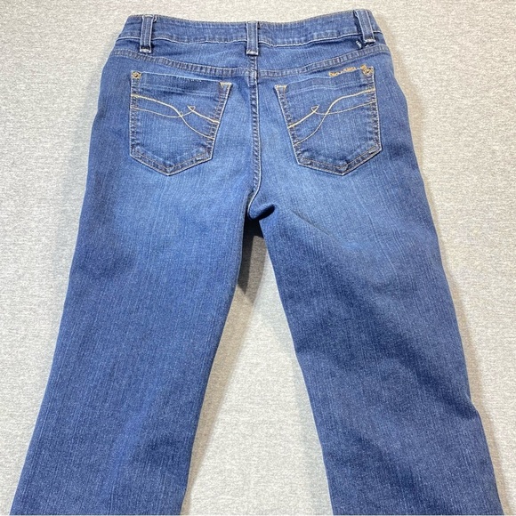 DKNY Soho Jean's Women's Sz 6 Blue Mid Rise Bootcut Boho Western Stretch Denim - Picture 7 of 15